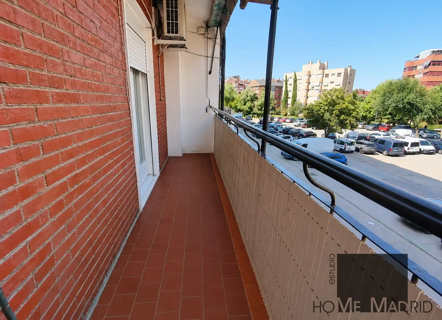 Balcony of Flat for sale in Madrid  with Air Conditioner and Terrace