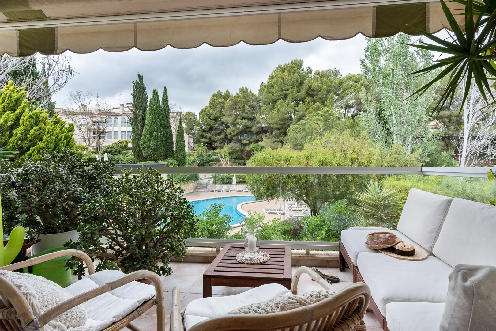 Terrassa de Apartament en venda en  Palma de Mallorca amb Aire condicionat, Terrassa i Piscina comunitària