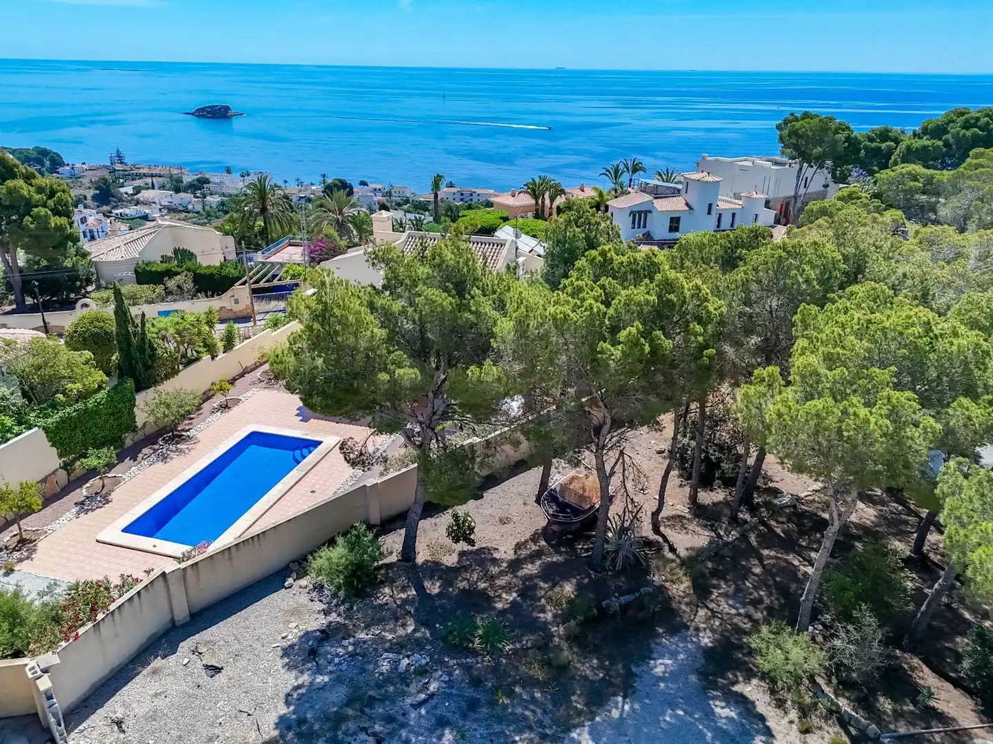 Vista exterior de Residencial en venta en Altea
