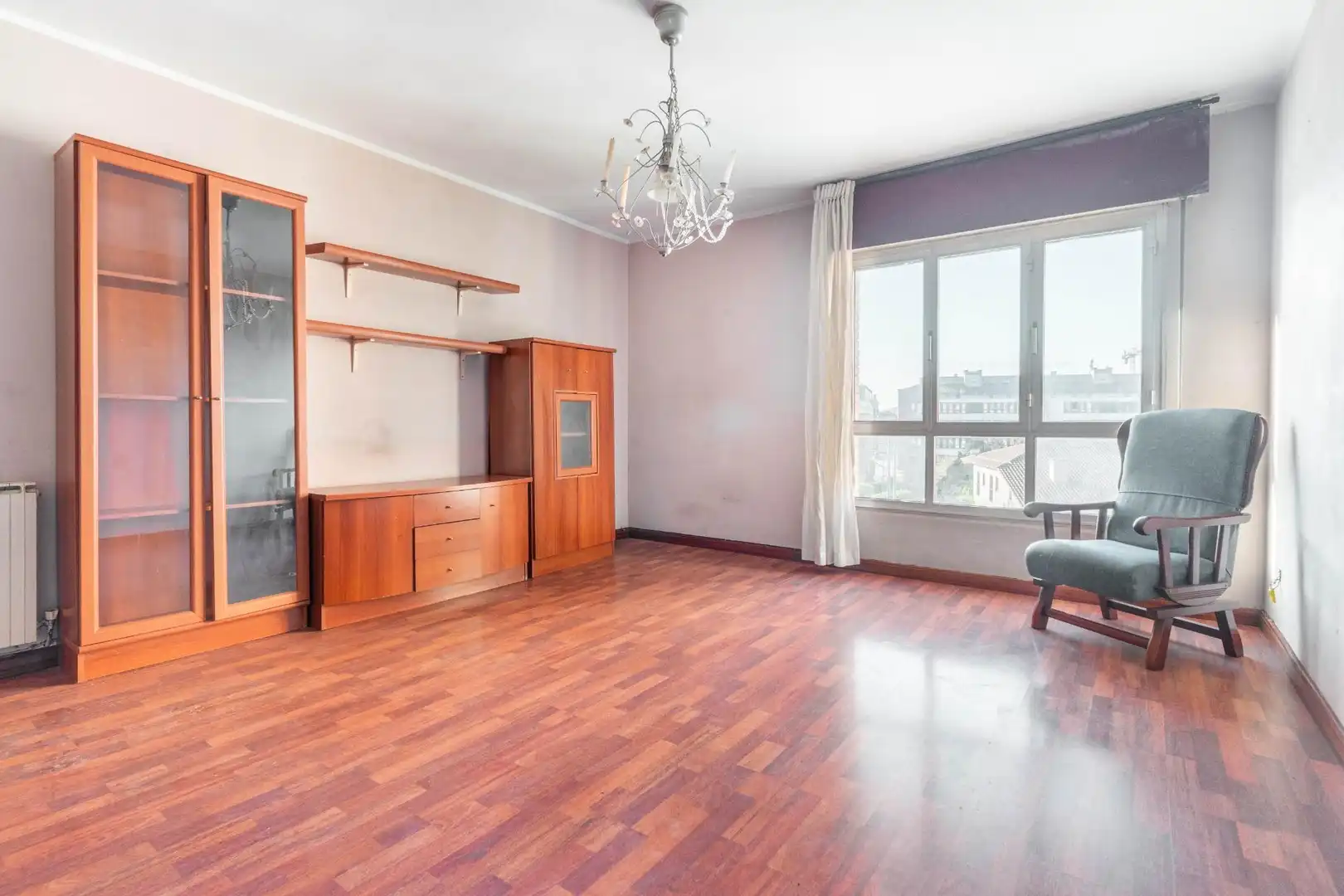 Living room of Flat for sale in Siero  with Heating, Terrace and Storage room