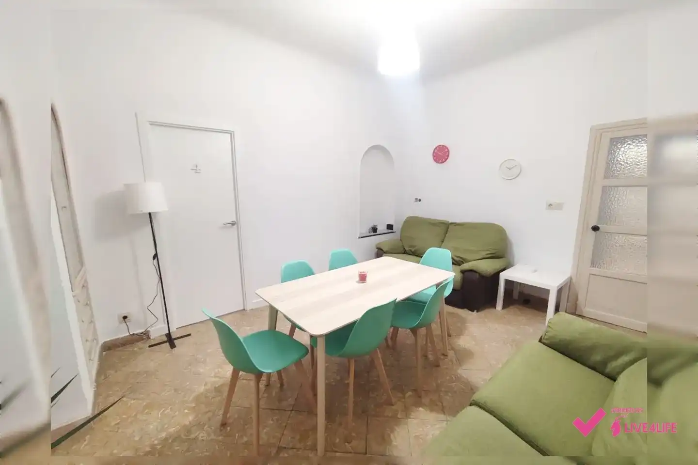Dining room of Ground floor for share in Granada  with Heating, Terrace and Storage room