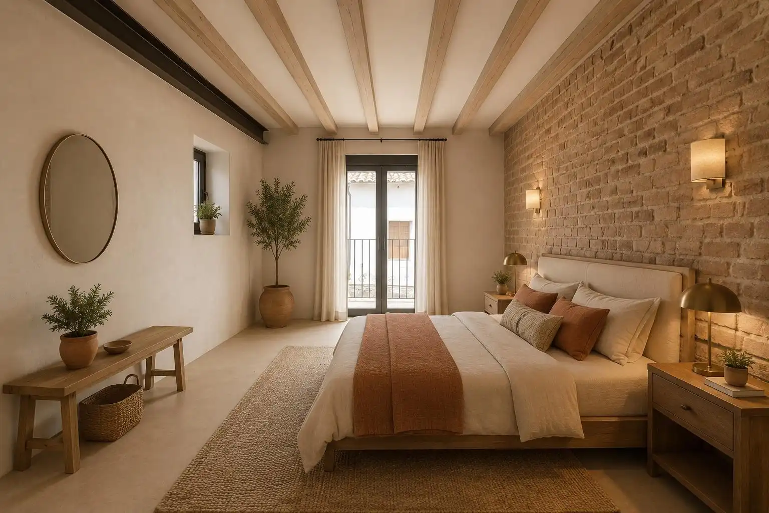 Habitación de Finca rústica en venta en La Pobla de Vallbona con Terraza y Balcón
