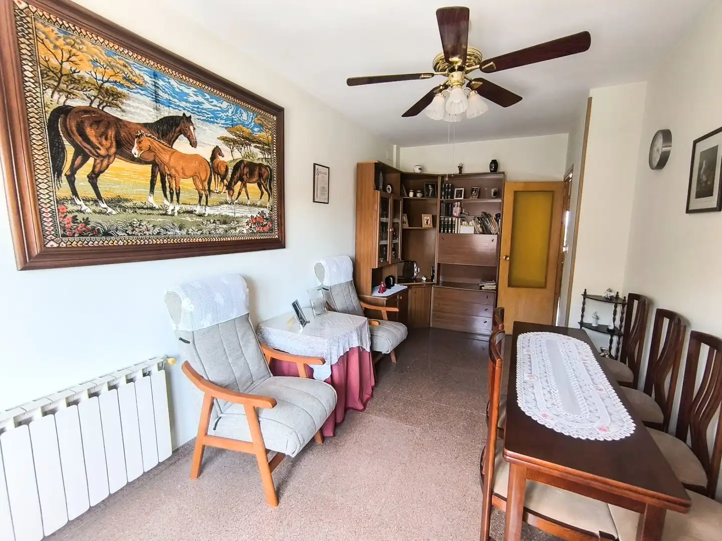 Sala de estar de Casa o chalet en venta en El Burgo de Ebro con Aire acondicionado, Calefacción y Jardín privado