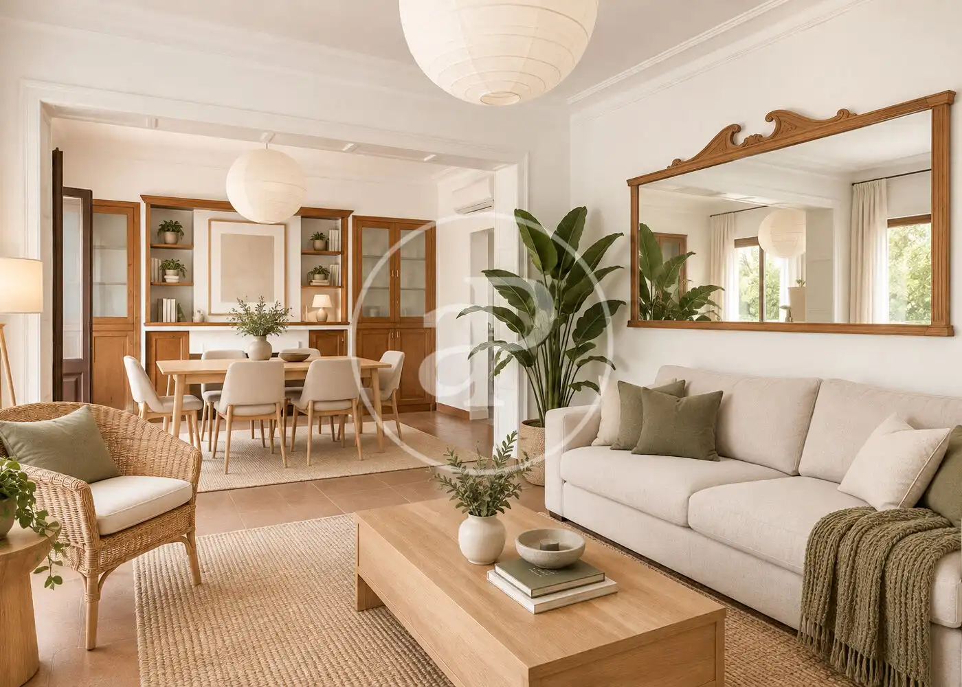Sala de estar de Piso en venta en Barcelona con Aire acondicionado, Calefacción y Terraza