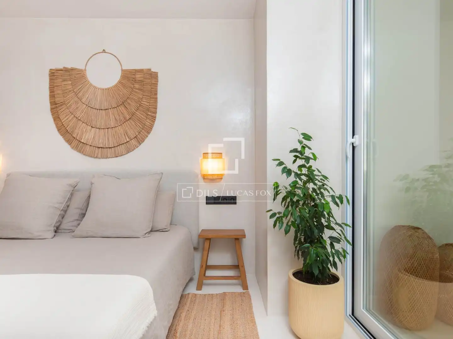 Schlafzimmer von Wohnung zum Verkauf in Eivissa mit Klimaanlage, Heizung und Privatgarten