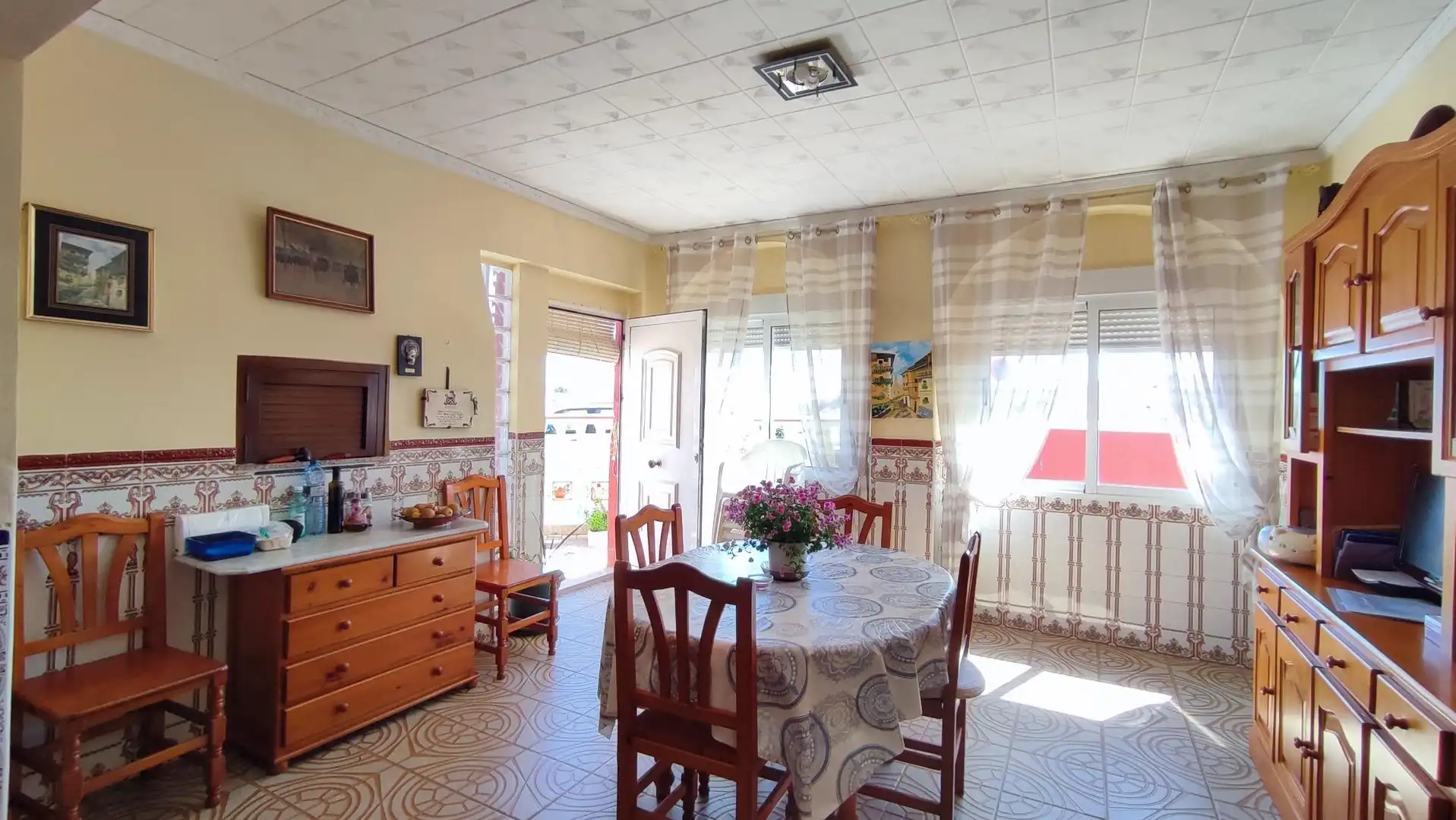 Comedor de Casa adosada en venta en Gandia con Aire acondicionado, Jardín privado y Terraza