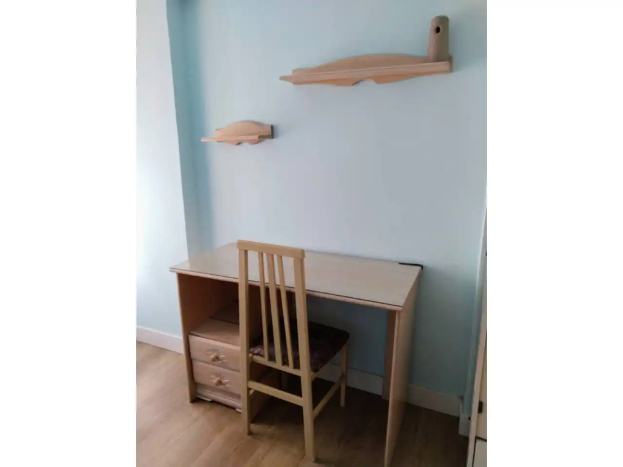 Bedroom of Flat for rent in Burgos  with Heating, Terrace and Furnished