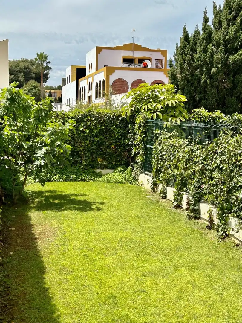 Jardín de Apartamento en venta en Estepona con Aire acondicionado, Terraza y Amueblado