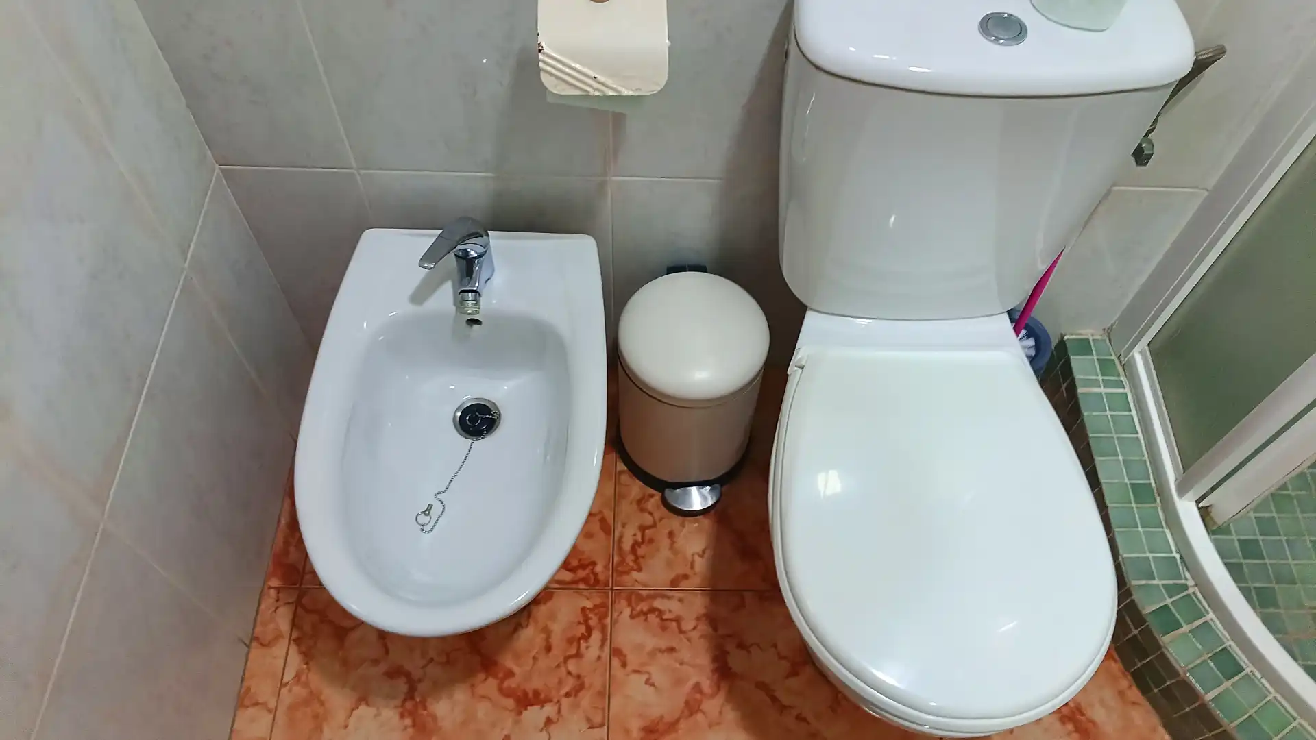 Baño de Casa adosada en venta en Cartagena con Aire acondicionado, Calefacción y Terraza