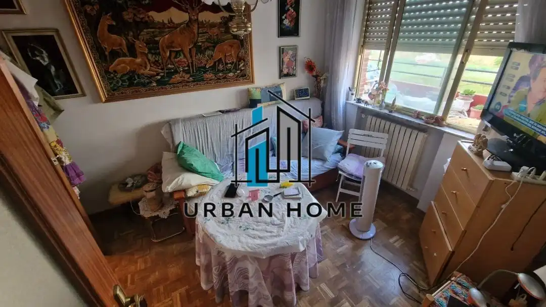 Living room of Flat for sale in Villarejo de Órbigo  with Heating, Terrace and Storage room