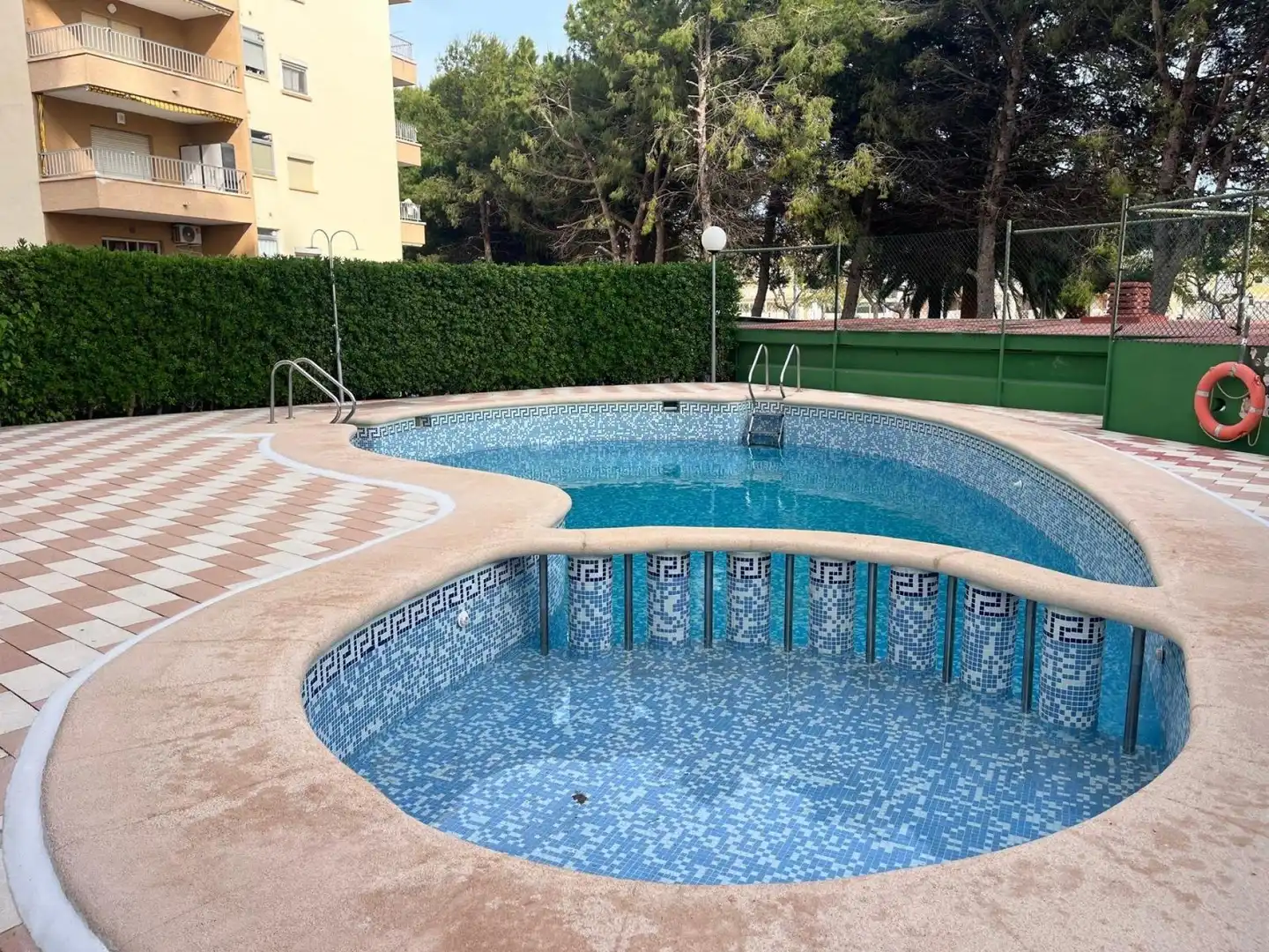 Swimming pool of Flat for sale in Miramar  with Air Conditioner, Heating and Terrace