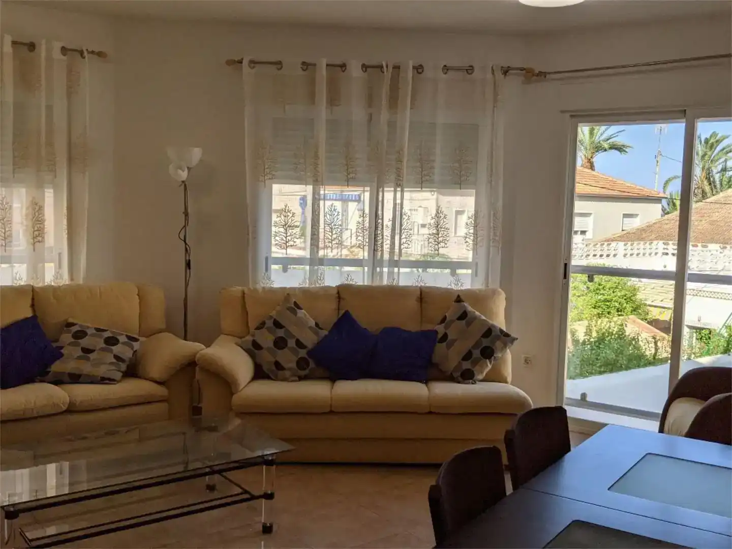Sala de estar de Piso de alquiler en San Javier con Aire acondicionado y Amueblado