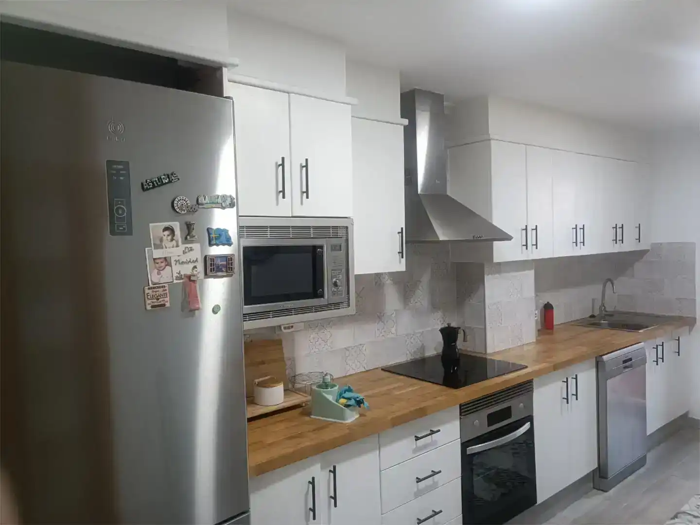 Kitchen of Flat for sale in Petrer  with Air Conditioner, Private garden and Storage room