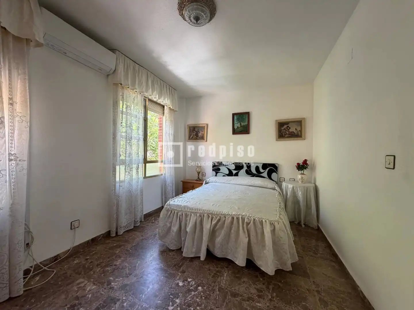 Schlafzimmer von Maisonette zur Miete in Murcia mit Klimaanlage, Privatgarten und Abstellraum