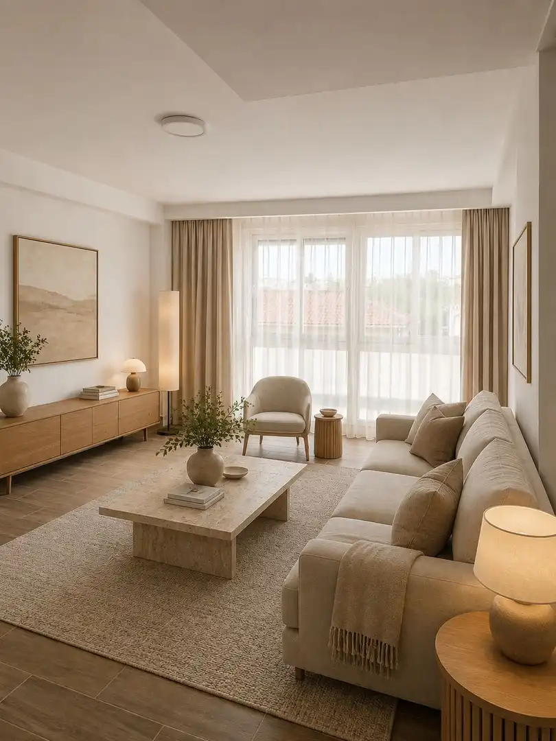 Living room of Flat for sale in Málaga  with Air Conditioner and Heating