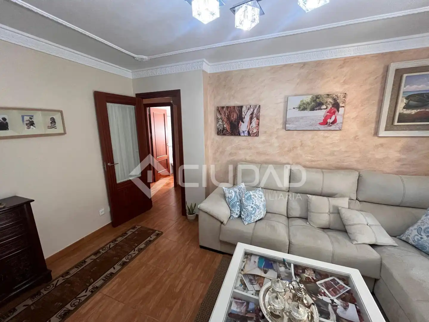 Living room of Flat for sale in Sanlúcar de Barrameda  with Air Conditioner and Balcony