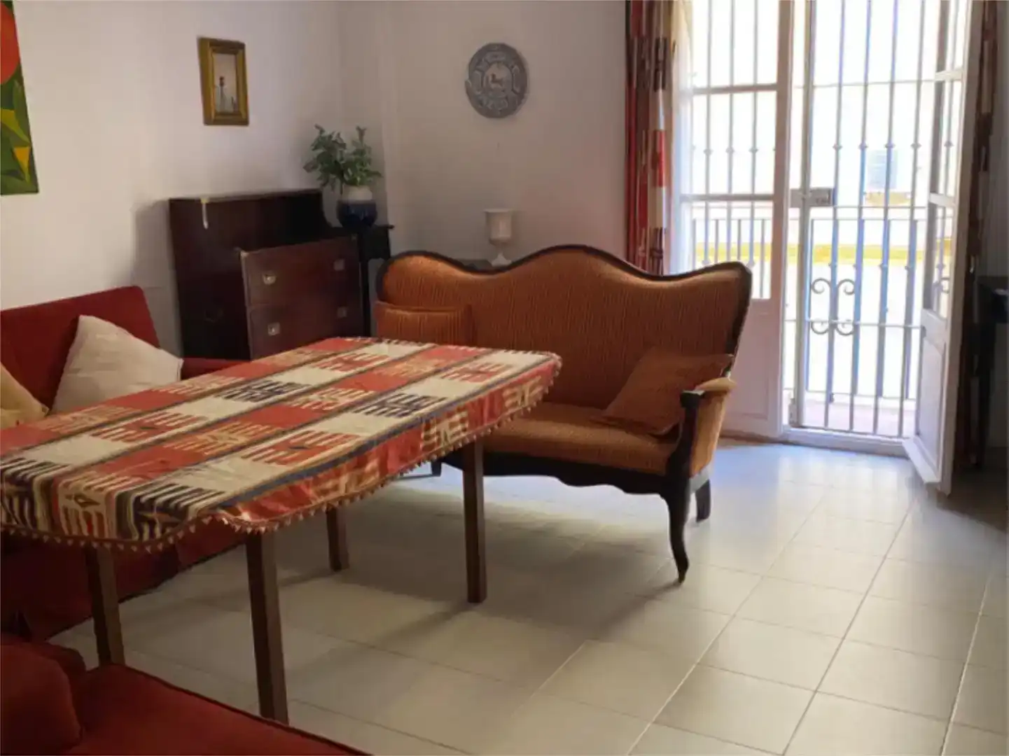 Dining room of Flat for rent in Sanlúcar de Barrameda  with Air Conditioner, Furnished and Balcony