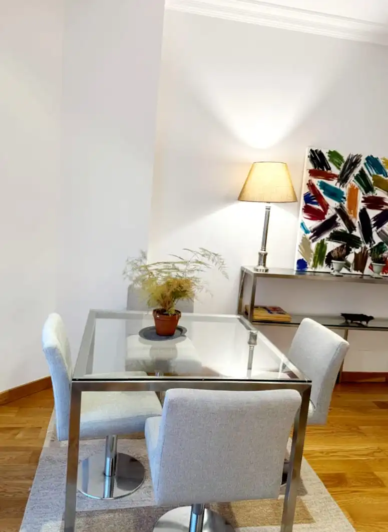 Dining room of Flat for rent in Poio  with Heating, Furnished and Balcony
