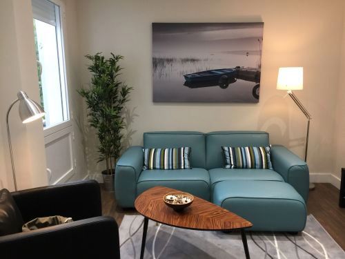 Living room of Apartment to rent in  Madrid Capital  with Air Conditioner and Furnished
