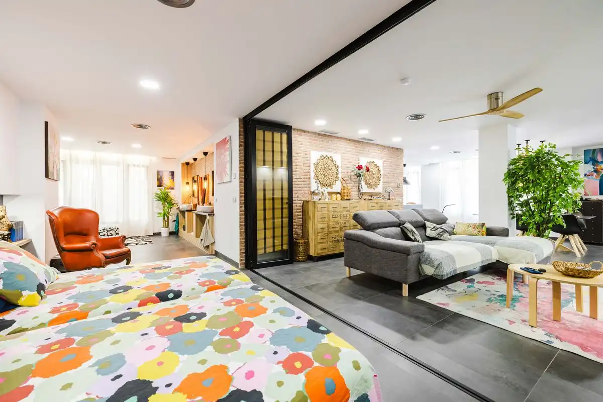 Sala d'estar de Loft en venda en Málaga amb Aire condicionat, Calefacció i Traster