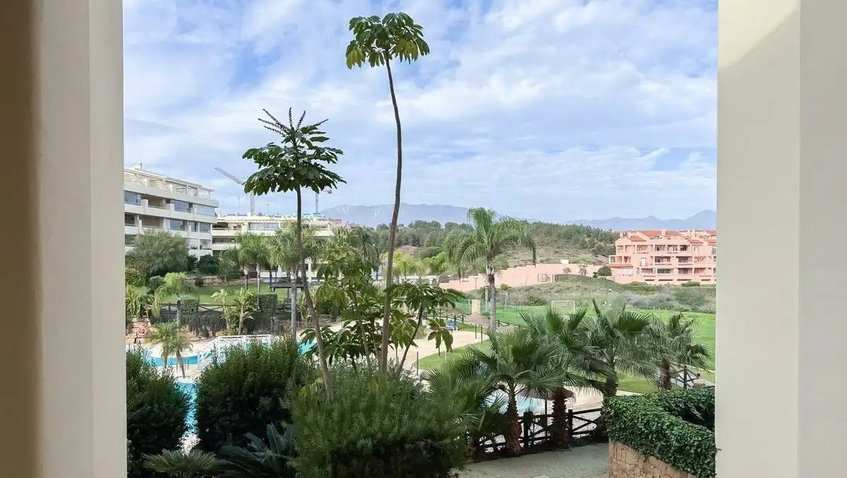 Außenansicht von Wohnungen zur Miete in Mijas mit Klimaanlage, Heizung und Terrasse
