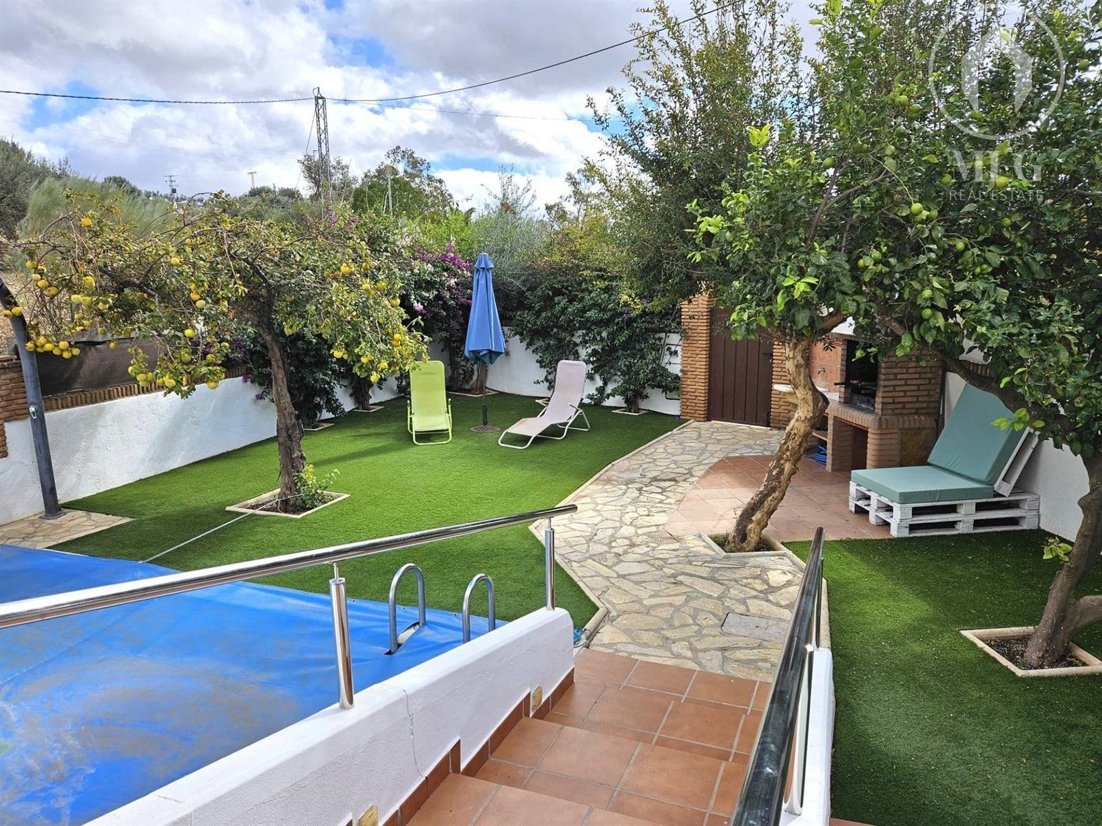 Jardí de Casa o xalet en venda en Alfarnatejo amb Calefacció, Terrassa i Traster