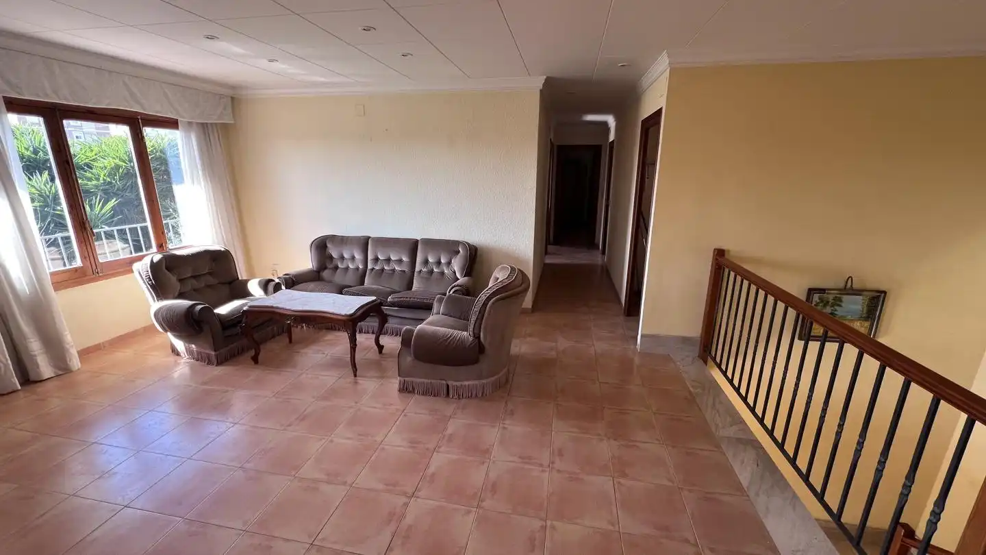 Sala de estar de Casa o chalet en venta en Benicarló con Aire acondicionado, Jardín privado y Terraza
