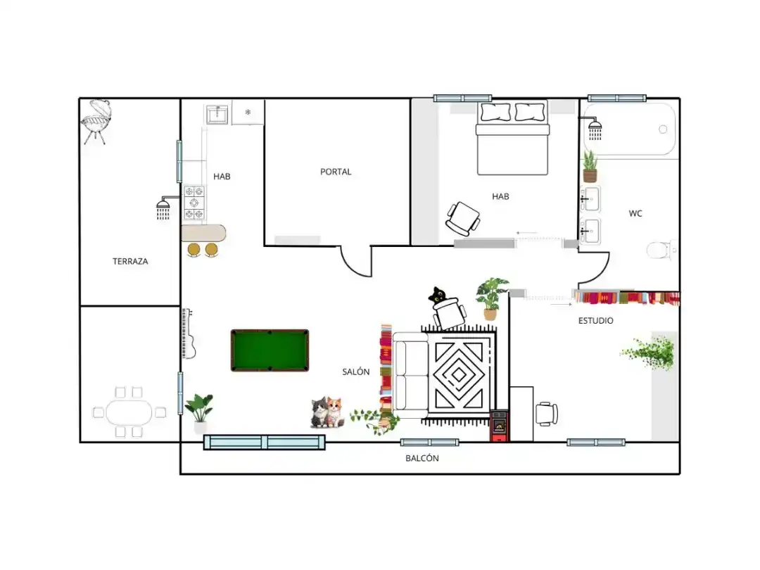 Piso en venta en El Espinar con Aire acondicionado, Parquet y Piscina