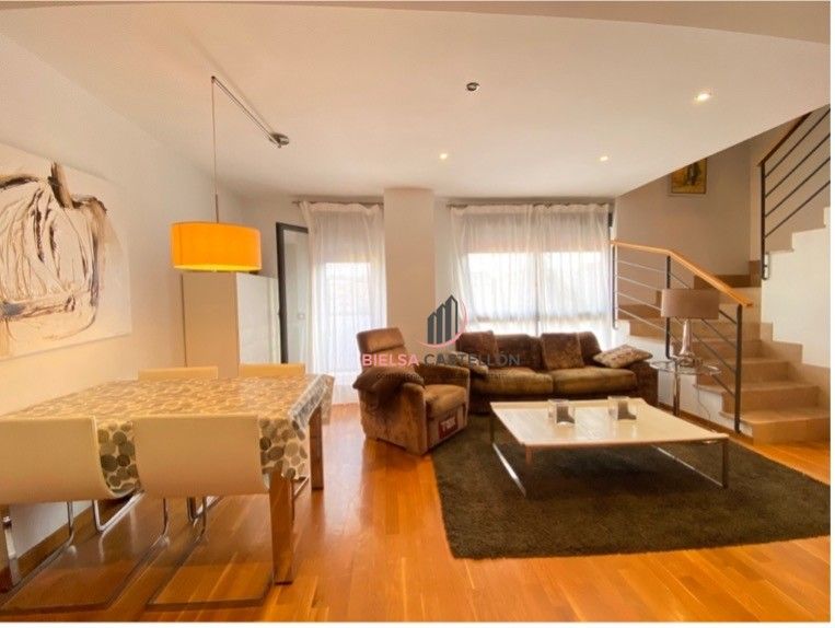 Living room of Flat to rent in Castellón de la Plana / Castelló de la Plana  with Terrace and Furnished