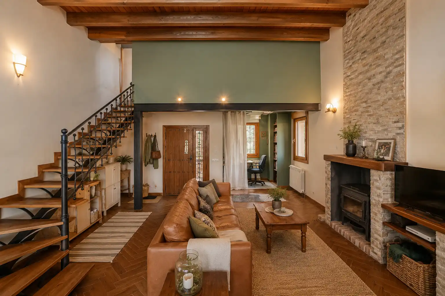 Sala de estar de Casa o chalet en venta en Chinchón con Calefacción, Jardín privado y Terraza