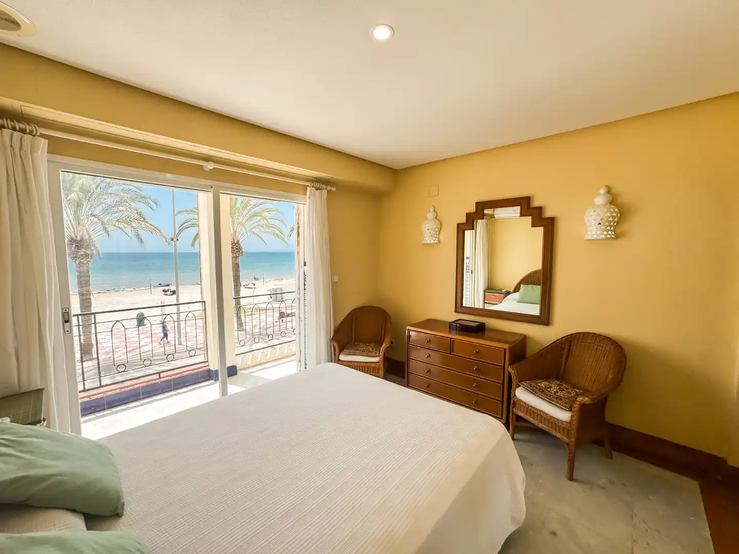 Bedroom of Duplexes for rent in Santa Pola  with Air Conditioner, Private garden and Terrace