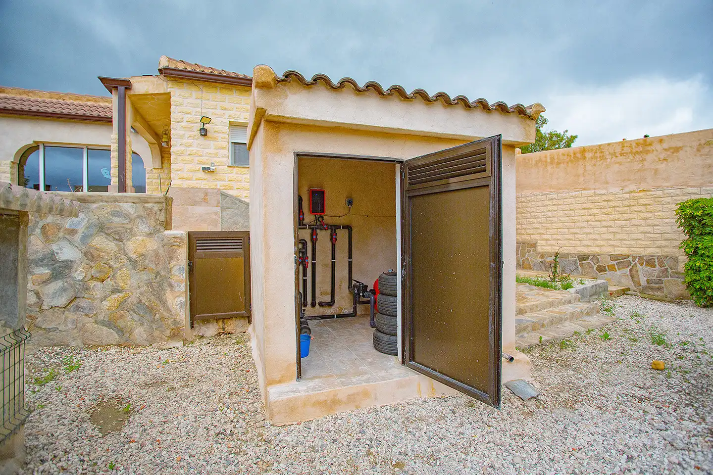Vista exterior de Finca rústica en venta en Aspe con Aire acondicionado, Calefacción y Jardín privado