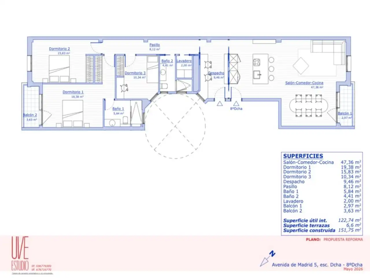Appartement avec terrasse à vendre à Avenida Madrid 5, imagen 41