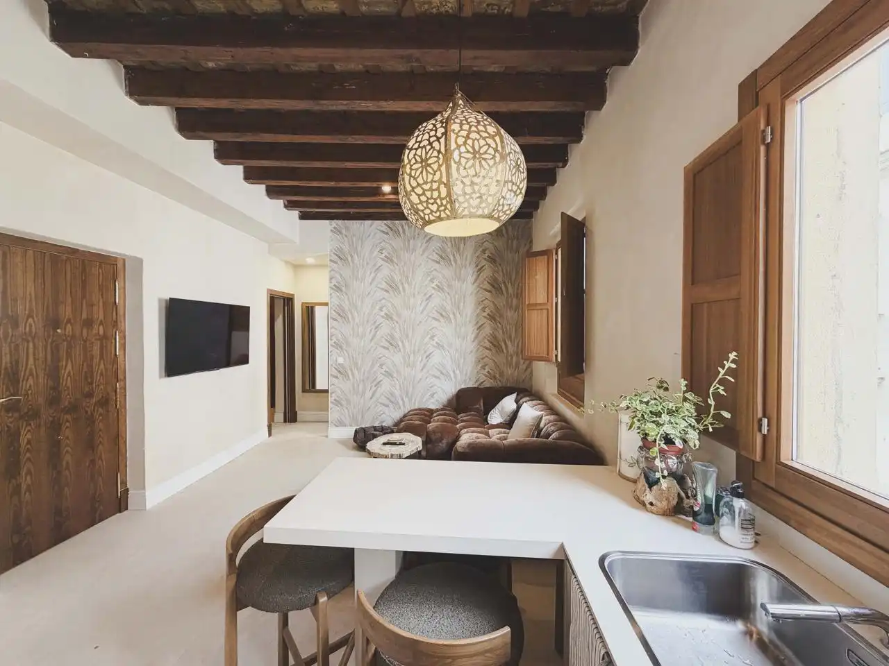 Sala de estar de Ático en venta en Cádiz con Aire acondicionado, Calefacción y Terraza