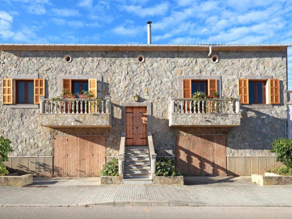 Exterior view of House or chalet for sale in Santa Margalida  with Private garden