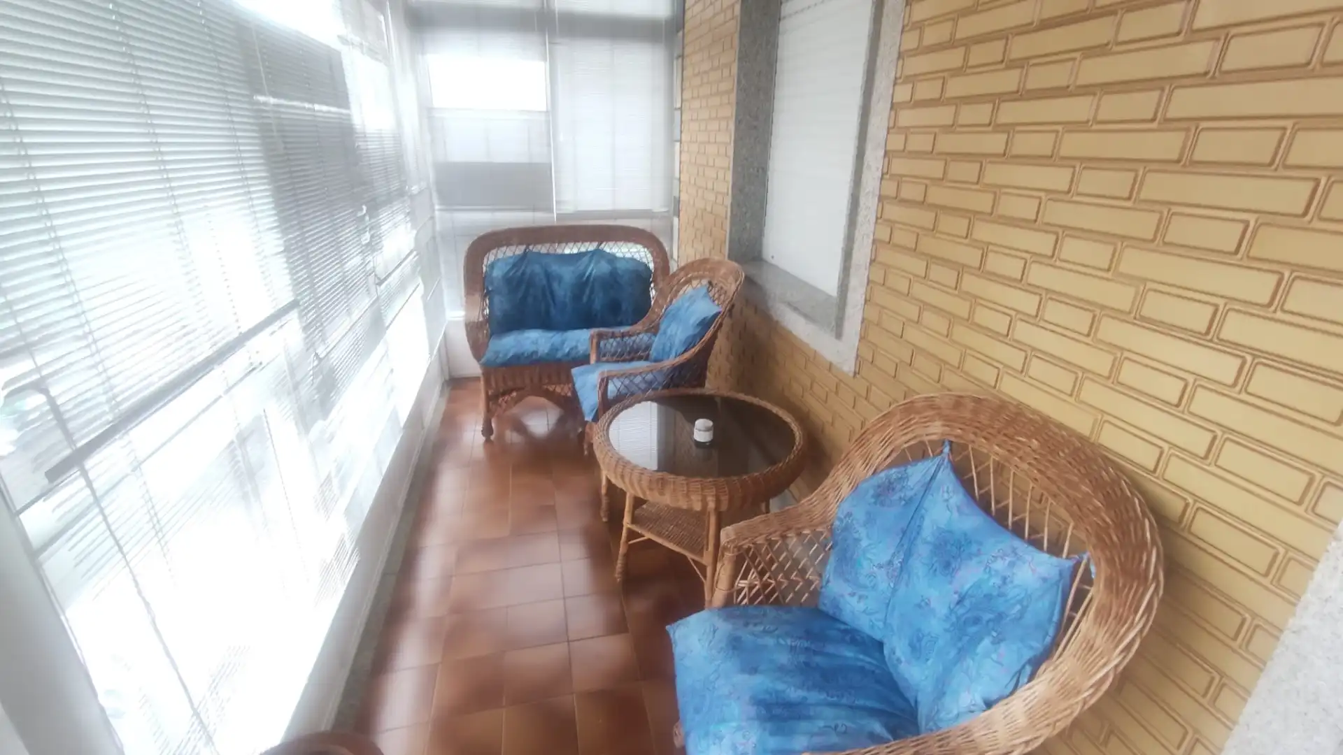 Terrace of Flat for share in Ourense Capital   with Heating, Terrace and Furnished
