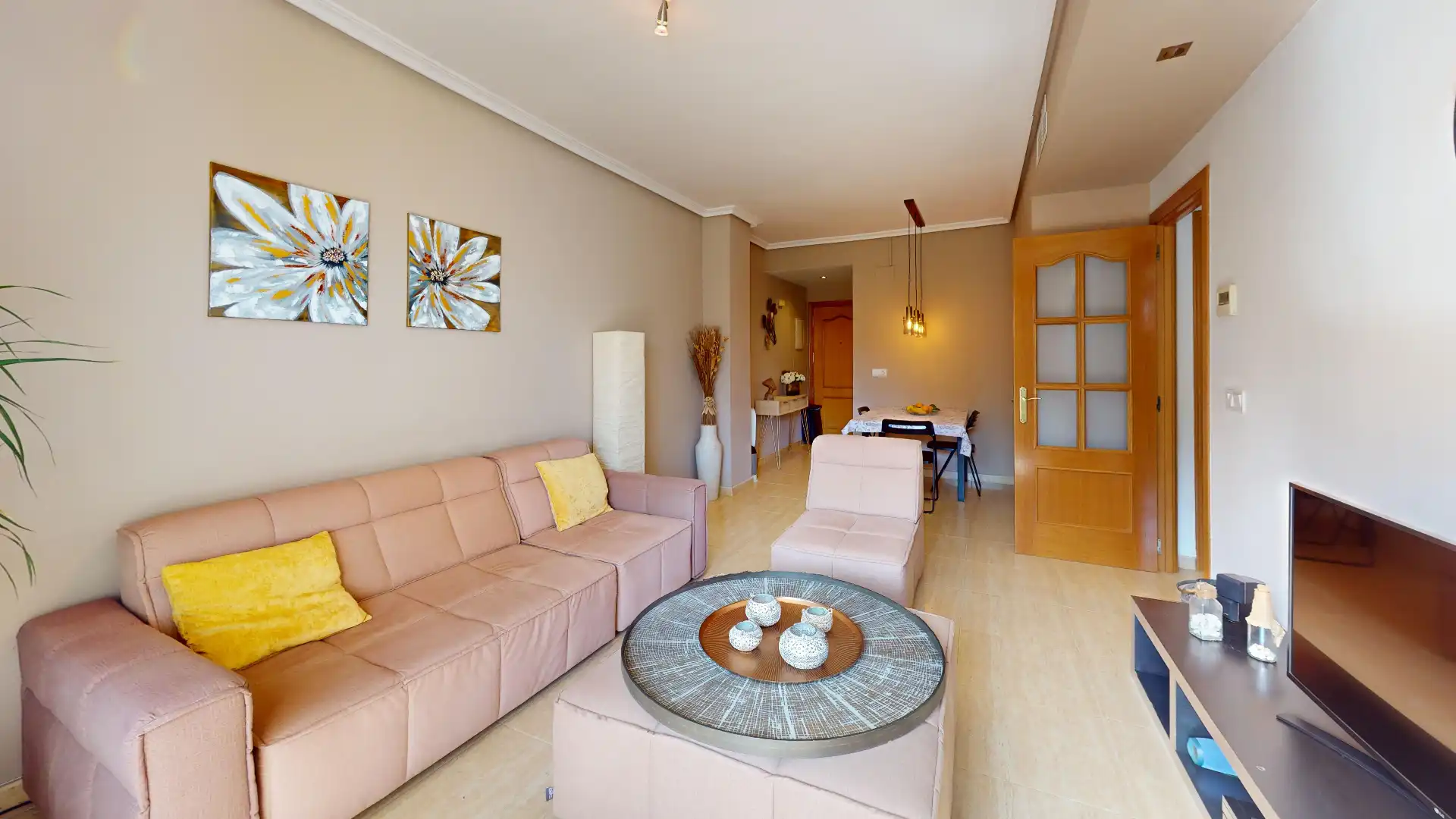 Living room of Attic for sale in Sant Joan d'Alacant  with Air Conditioner, Heating and Terrace