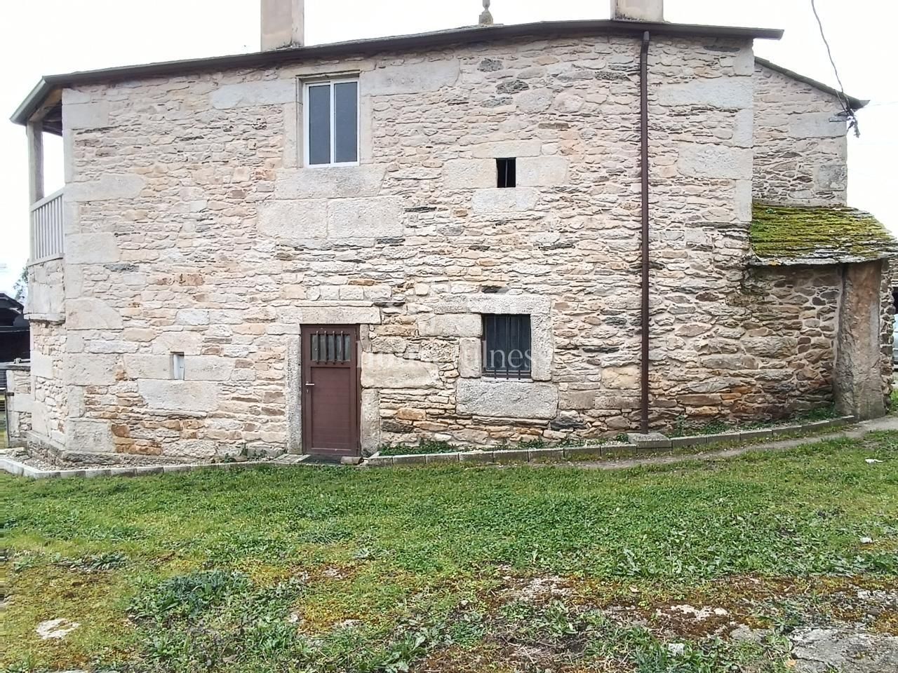 Vista exterior de Finca rústica en venda en Friol amb Calefacció, Jardí privat i Terrassa