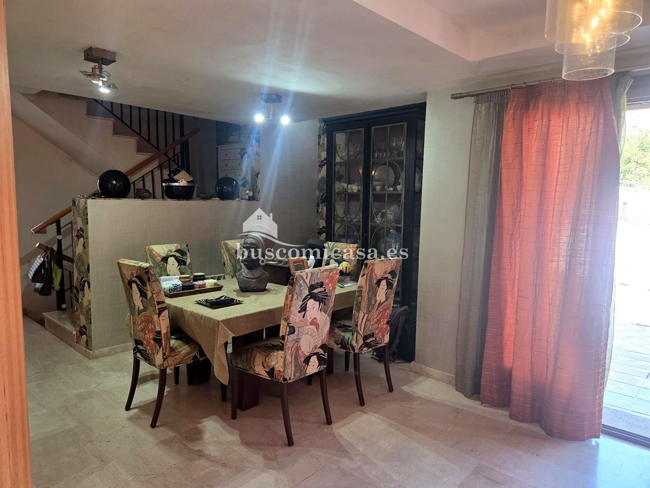 Dining room of Single-family semi-detached for sale in  Jaén Capital  with Air Conditioner, Heating and Terrace