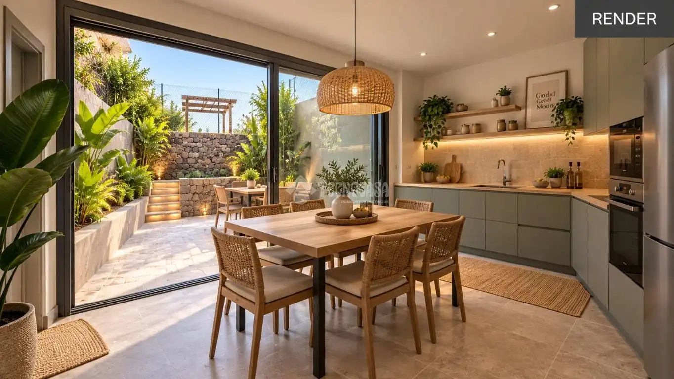 Comedor de Casa o chalet en venta en Candelaria con Jardín privado