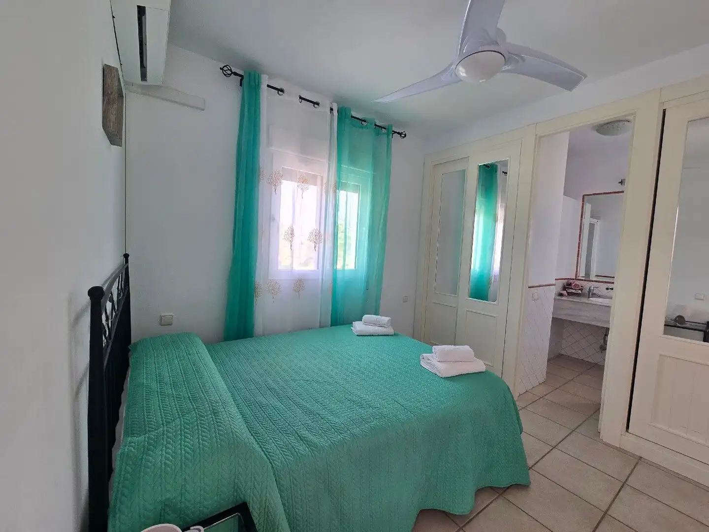 Bedroom of Houses for sale in Vera  with Air Conditioner, Terrace and Swimming Pool