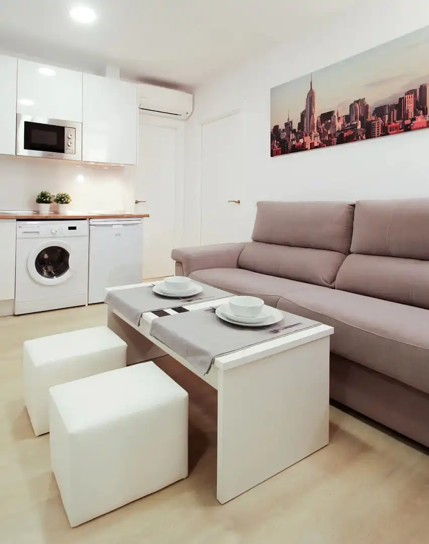 Sala de estar de Piso de alquiler en Chamberí