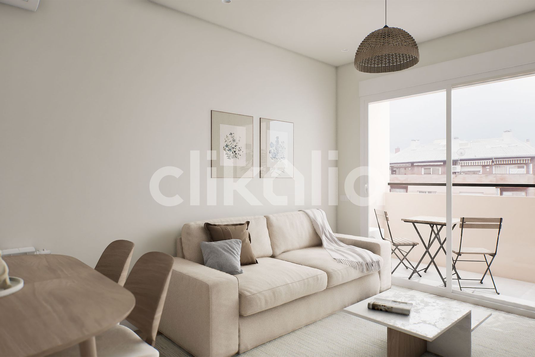 Sala d'estar de Pis en venda en  Barcelona Capital amb Aire condicionat, Calefacció i Terrassa