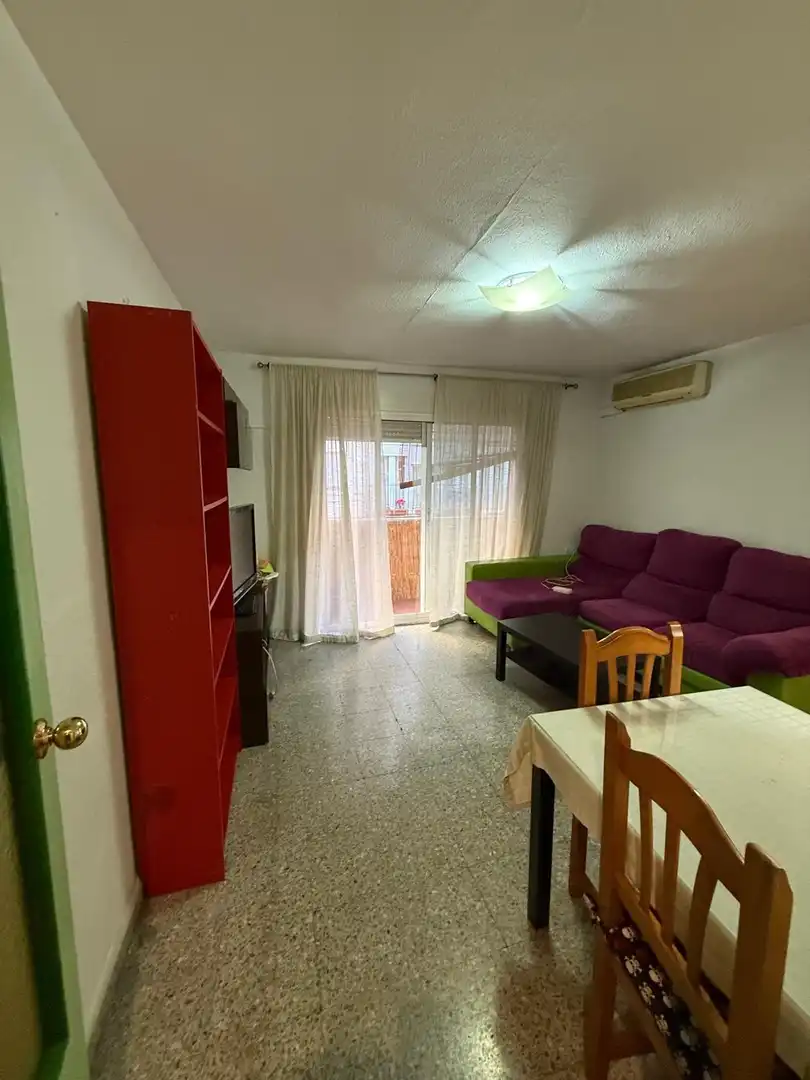 Sala d'estar de Pis en venda en Murcia amb Aire condicionat, Terrassa i Moblat