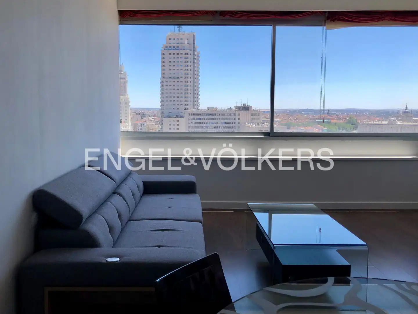 Wohnzimmer von Wohnung zur Miete in Madrid mit Klimaanlage und Heizung