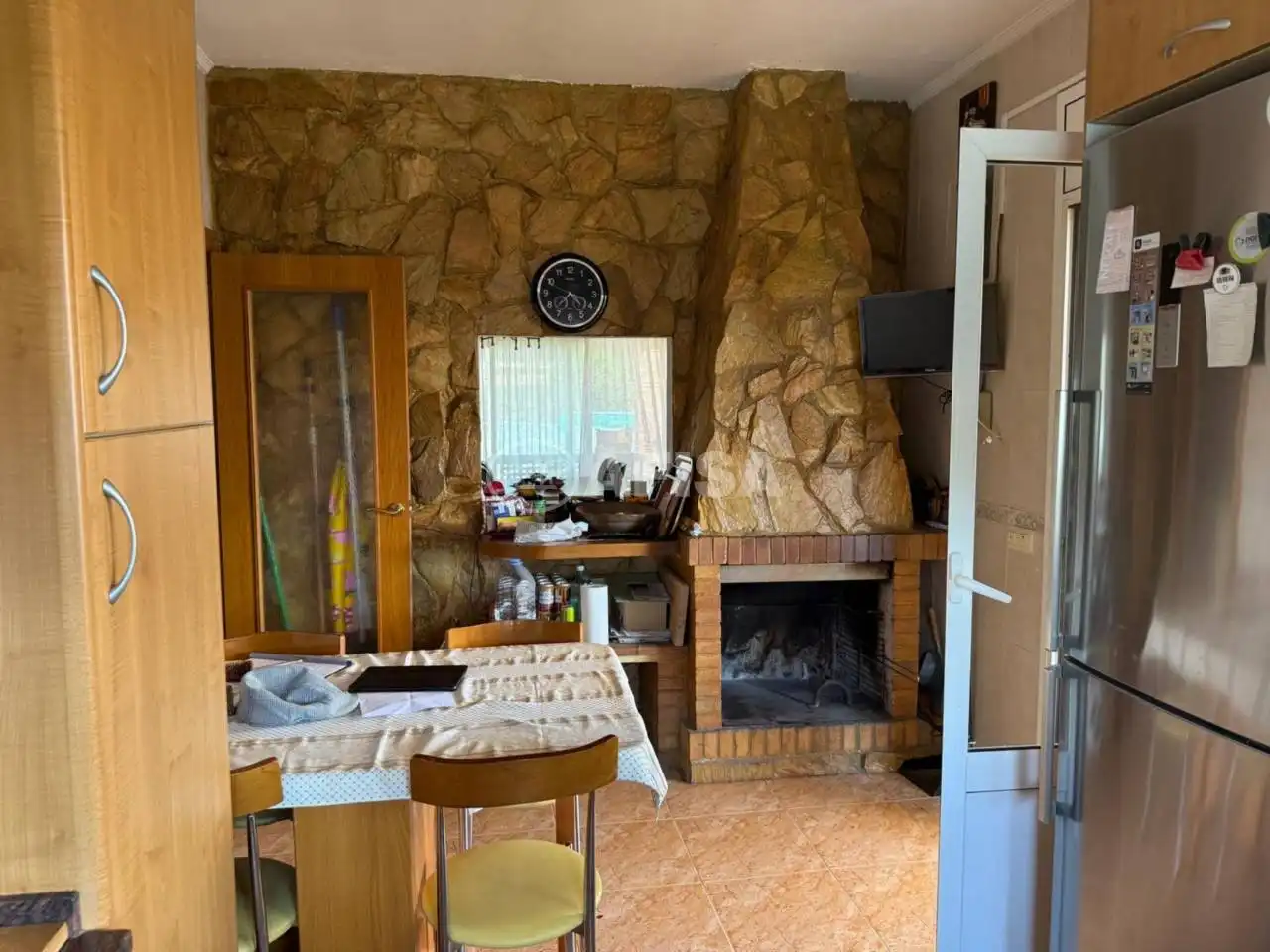 Cuina de Casa o xalet en venda en Sils amb Aire condicionat, Calefacció i Jardí privat