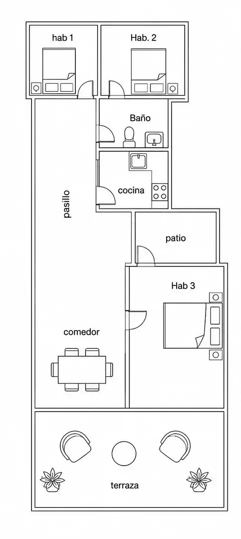 Wohnung zum Verkauf in Plaça de Càceres, imagen 23