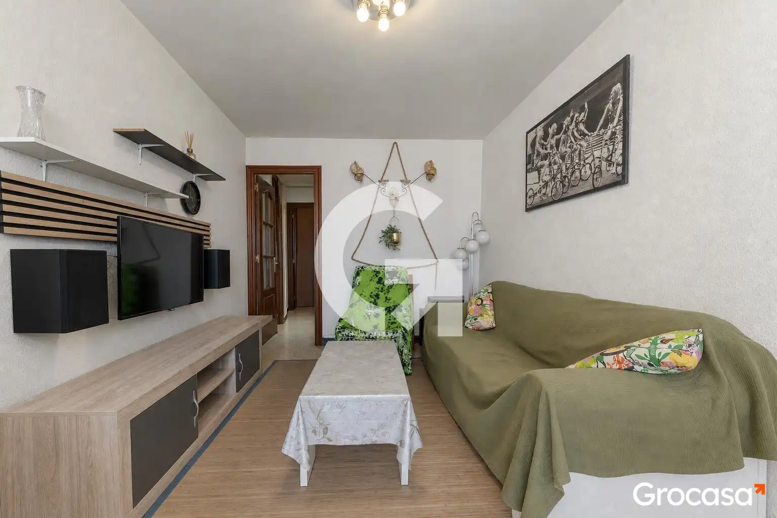 Sala de estar de Piso en venta en Cubelles con Aire acondicionado y Terraza
