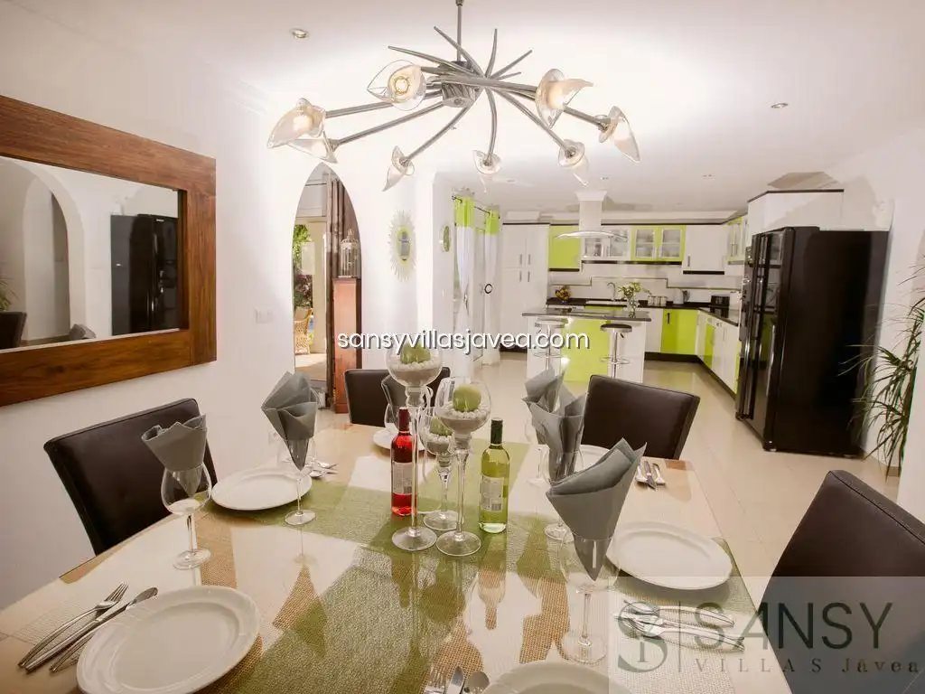Dining room of Houses for sale in Jávea / Xàbia  with Air Conditioner and Storage room