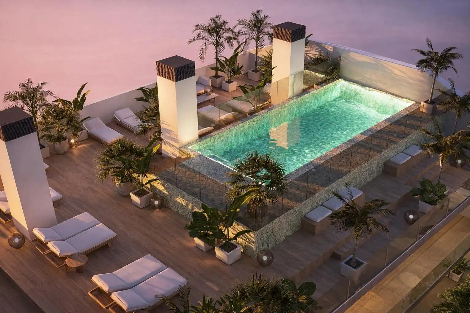 Piscina de Piso en venta en Murcia